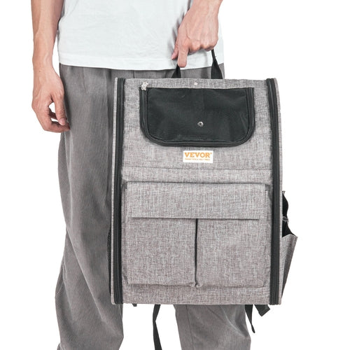 Rolling Cat Carrier with Wheels – Telescopic Handle & 3-Way Carry