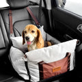 Waterproof Dog Car Booster Seat with Side Handles – Front & Back Seat