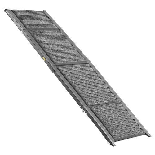 Folding Non-Slip Dog Ramp – Supports up to 250 lbs, Aluminium Frame